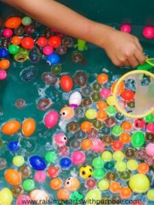 Red-blue-yellow-ball-float