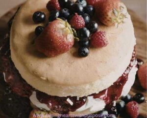 smooth-frosted-naked-cake-topped